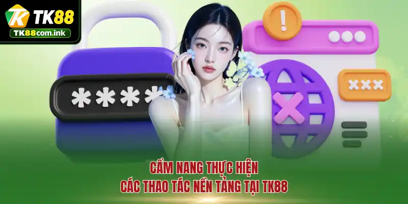 Cẩm nang thực hiện các thao tác nền tảng tại TK88
